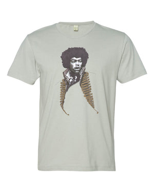 Jimi Hendrix Short Sleeves Tee (unisex) by Robert Bowen - Robert Bowen Tees