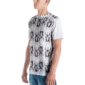 Black & White Opposites Beetles by Robert Bowen Men's T-shirt - Robert Bowen Tees