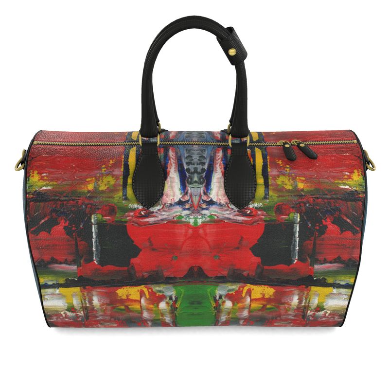 Abstract Art Luggage Bag by Robert Bowen