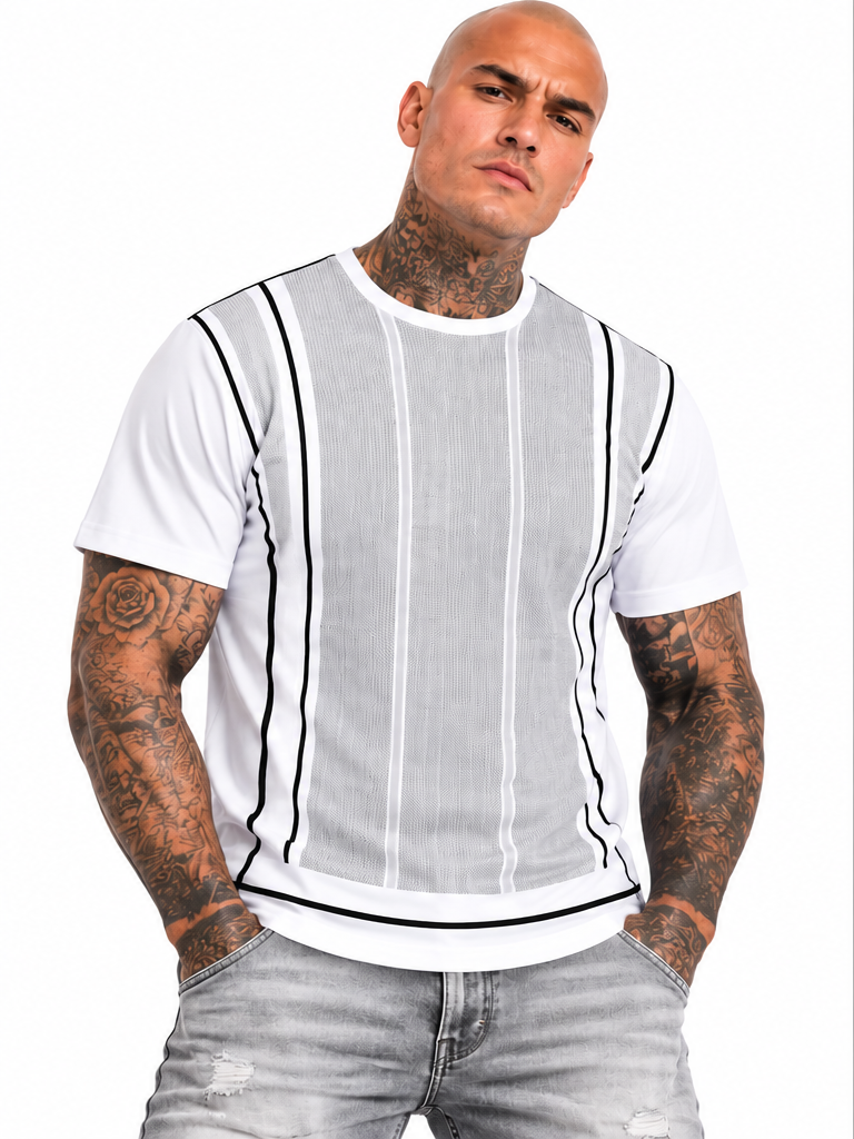Windrush White & Black by Robert Bowen Mens T-shirt