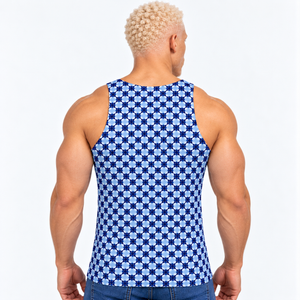 Unisex Blue Stars Tank Top