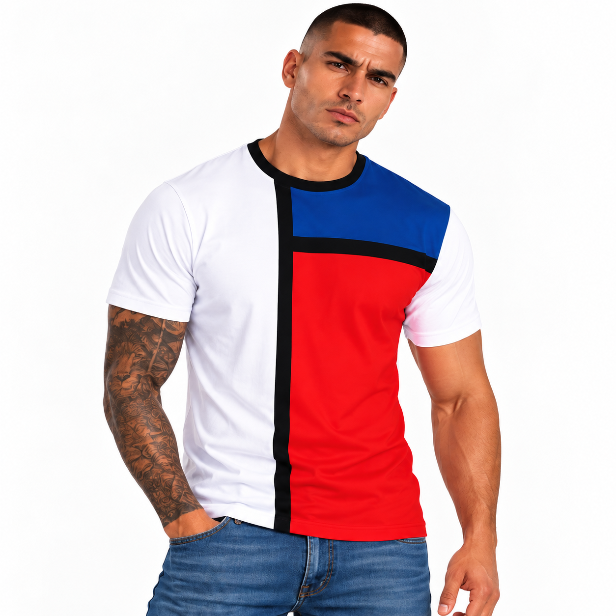 London Colour Block T-Shirt V3