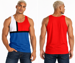 Block Colours Unisex Tank Top by Robert Bowen