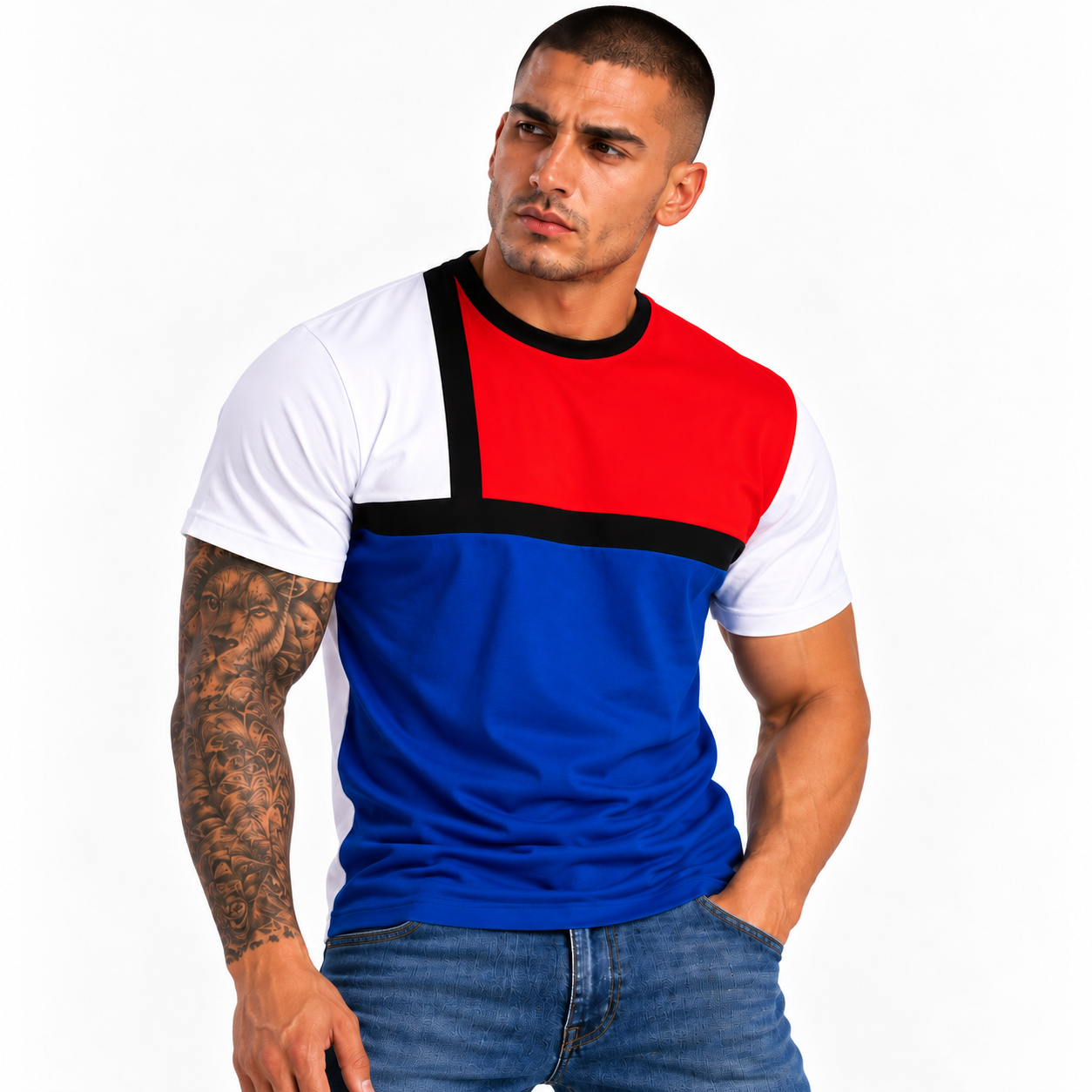 London Colour Block T-Shirt V1
