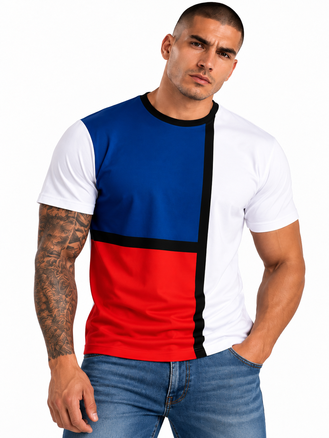 London Colour Block T-Shirt V2