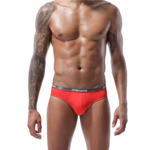 Mens Low Cut Contrast Brief