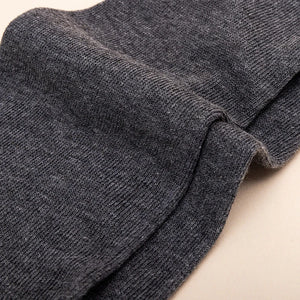 Mens Cotton Two Toe Solid Colour Socks