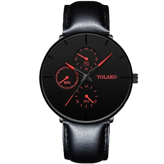 Mens Stainless Steel Mesh Straps Quartz Watch