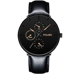 Mens Stainless Steel Mesh Straps Quartz Watch