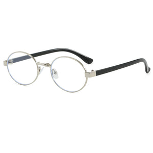 Retro Oval Metal Frame Sunglasses