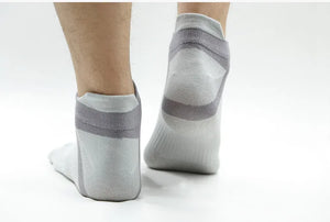 Mens Contrast Colours Finger Toe Socks