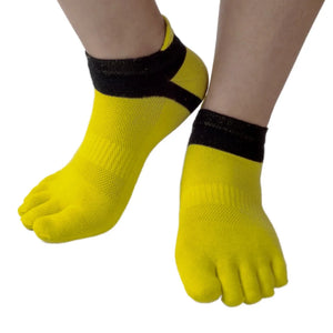 Mens Contrast Colours Finger Toe Socks