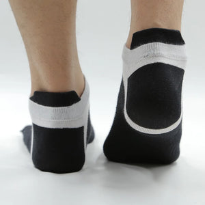 Mens Contrast Colours Finger Toe Socks