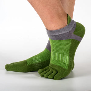 Mens Contrast Colours Finger Toe Socks
