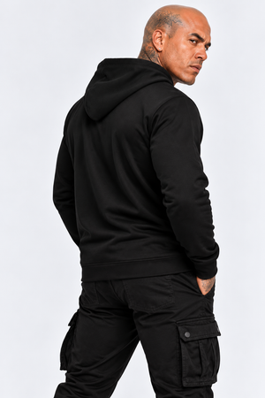 Mens Mono Abstract T049 Hoodie by Robert Bowen