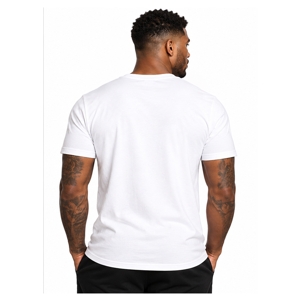 Unisex Twin Strips Loose Fit Short Sleeve T-Shirt