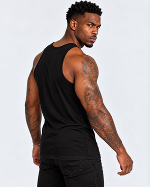 Vintage Treatment Side Skull Black Sublimation Vest by Robert Bowen