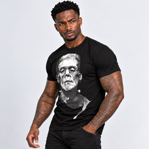 Frankenstein Halloween T-Shirt illustrated by Robert Bowen