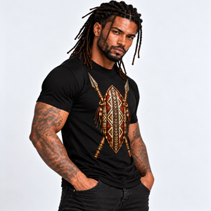 African Heritage Spears &amp; Shield Collection T-Shirt