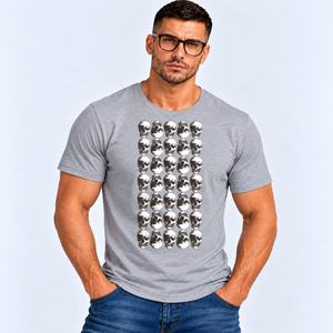 Grid Skull T-Shirt