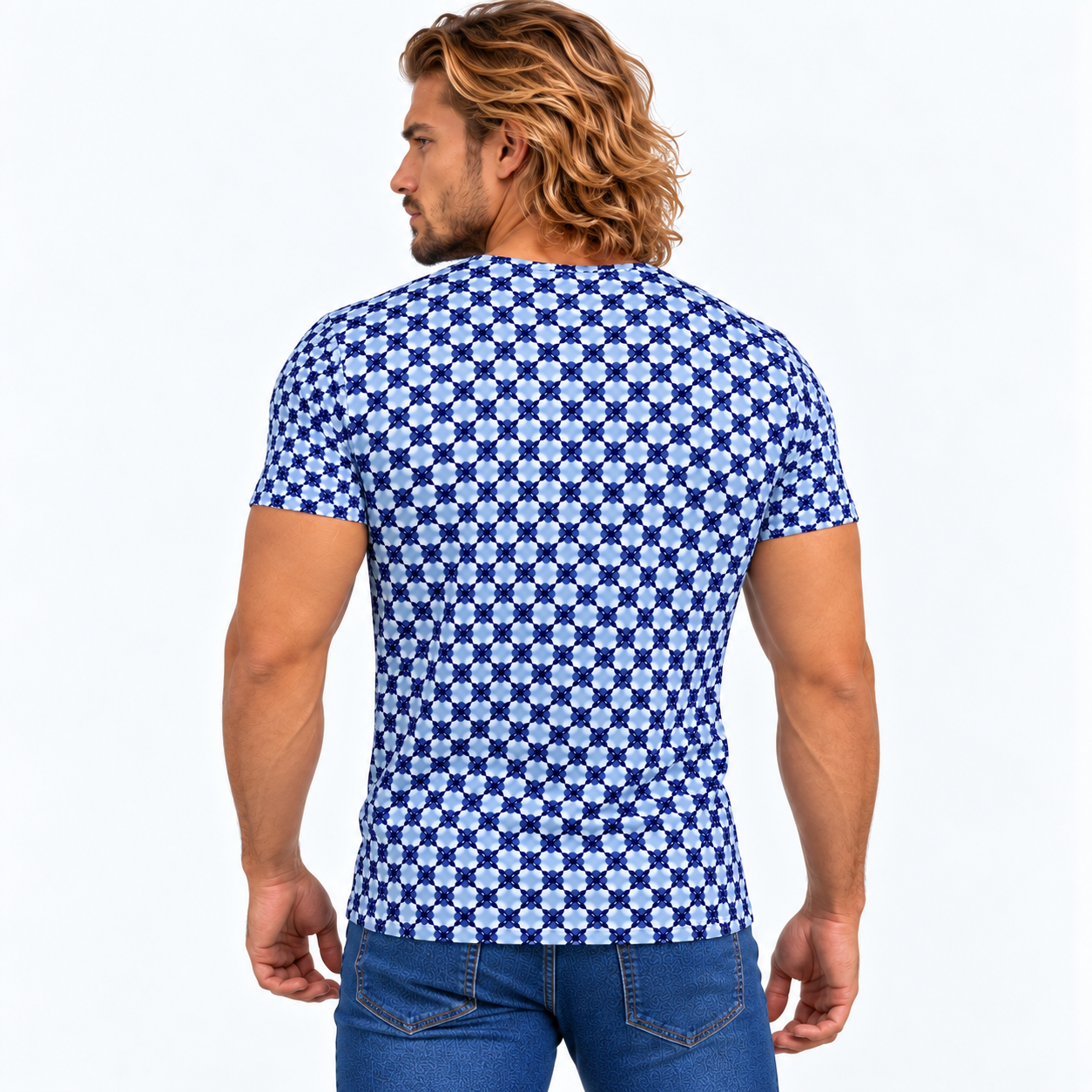 Unisex All-Over Print Athletic Geo T-shirt