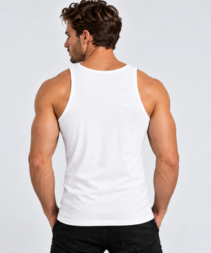 Vintage Treatment Side Skull White Sublimation T-Shirt by Robert Bowen