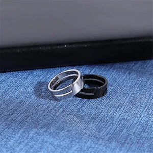 Unisex Stainless Steel Geometric Ring