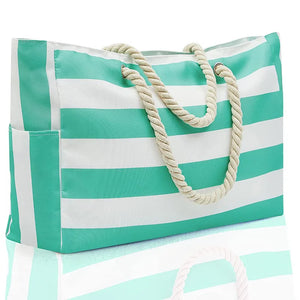 Large Stripes Beach Bag