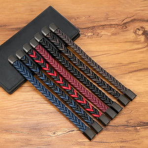 Unisex Braided Leather Bracelet