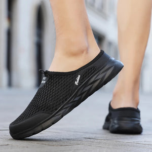 Mens Slip-Ons Breathable Mesh Shoes