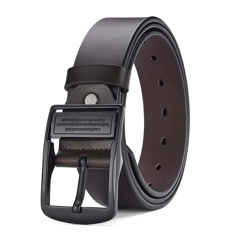 Mens Noir Buckle Belt
