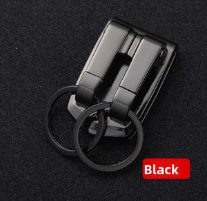 Leather Belt Keychain