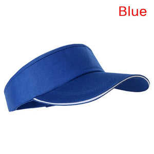 Unisex Soild Hue Visor with Solid Hue Trim
