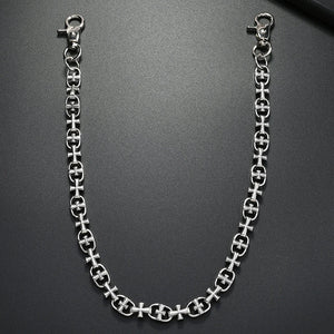 Gothic Punk Skeleton Key Chain