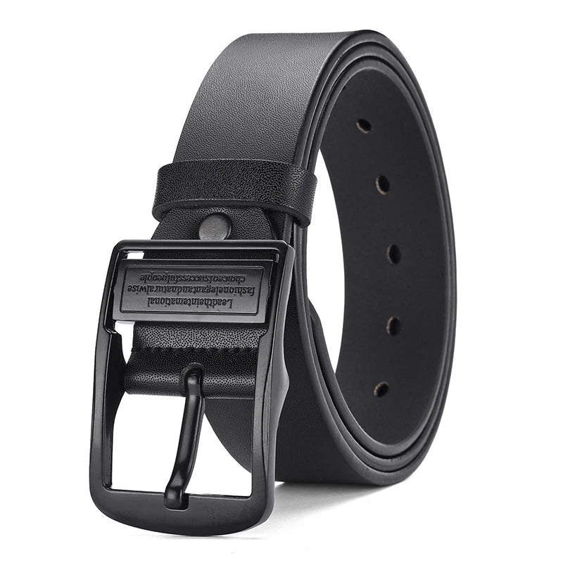 Mens Noir Buckle Belt