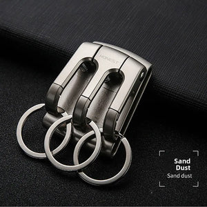 Leather Belt Keychain