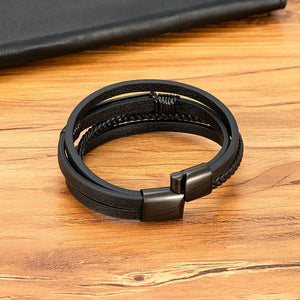 Unisex Multi-layer Braided Wrap Bracelet