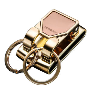 Leather Belt Keychain
