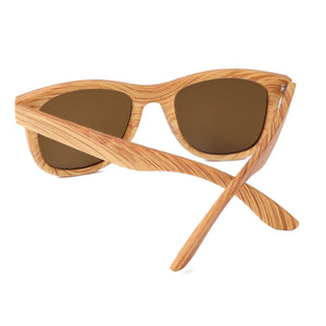 Mens Wood Bamboo UV400 Sunglasses