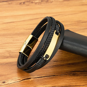 Unisex Multi-layer Braided Wrap Bracelet