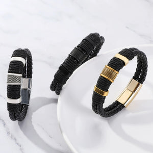 Mens Magnetic Buckle Clasp Bracelet