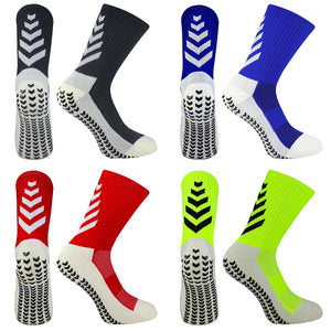 Mens Athletic Non Slip Contrast Colours Socks