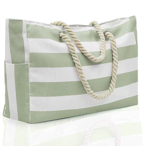 Large Stripes Beach Bag