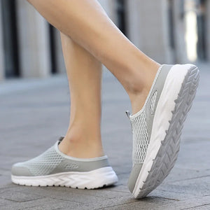 Mens Slip-Ons Breathable Mesh Shoes