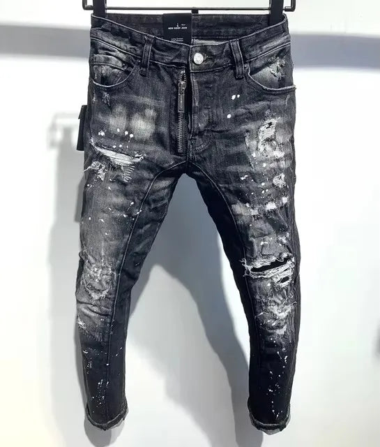 Mens Weathered Jeans