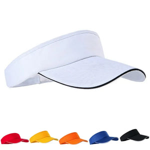 Unisex Soild Hue Visor with Solid Hue Trim