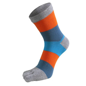 Mens Multicolour Five Finger Socks