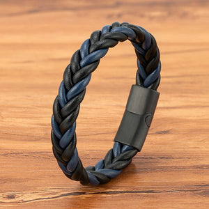 Unisex Braided Leather Bracelet