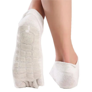 Mens Anti Slip Fingers Ankle Socks