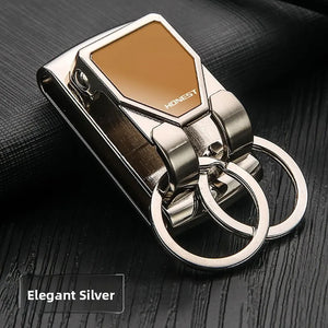 Leather Belt Keychain
